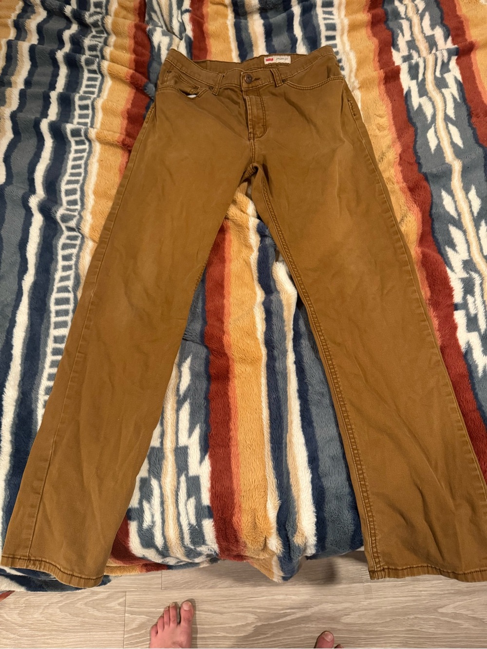 🤎👖 Wrangler Straight Fit Brown Workwear Jeans Pants Men’s 32x32 Western Casual